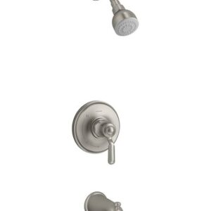 Kohler Sterling Ludington Tub and Shower Trim Package 1.75 GPM Brushed Nickel