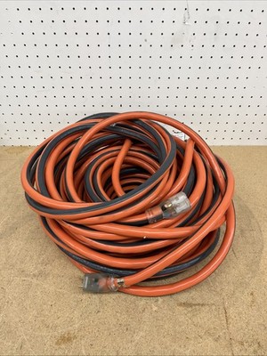 RIDGID 100 ft. 10/3 Heavy Duty Indoor/Outdoor SJTW Extension Cord