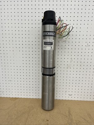 Everbilt 3/4 HP Submersible 3-Wire Motor 10 GPM Deep Well Potable Water Pump