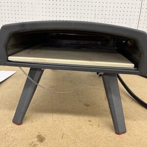 Dyna-Glo 12 in. Portable Propane Gas Outdoor Pizza Oven in Black