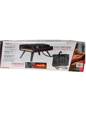 Dyna-Glo 12 in. Portable Propane Gas Outdoor Pizza Oven in Black - Image 6