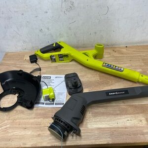 RYOBI ONE+ 18V 10" Battery String Trimmer/Edger with 2.0 Ah Battery and Charger