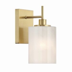 Bellevue SHWS70994 10" Tall Bathroom Sconce - Brass