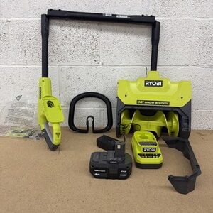 RYOBI  18V 10 in. Cordless Electric Snow Shovel with 4.0 Ah Battery and Charger