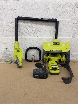 RYOBI  18V 10 in. Cordless Electric Snow Shovel with 4.0 Ah Battery and Charger