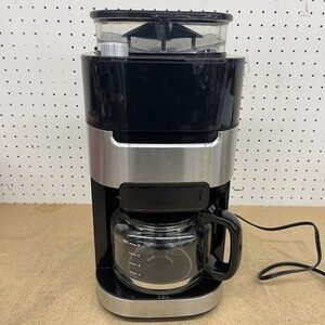 COWSAR 10-Cup Stainless Steel Drip Coffee Maker with Built-In Adjustable Grind