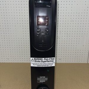 Konwin 1500-Watt Black Electric Oil-Filled Radiator Radiant NO REMOTE OR WHEELS