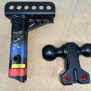 TowSmart X-Mount AdJ Hitch Dual Ball Mount, 3 1/4" Drop, 10,000 lb NO PINS