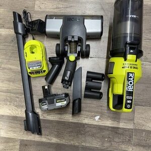 RYOBI ONE+ HP 18V Cordless Pet Stick Vacuum Kit w/ 4.0Ah Battery & Charger
