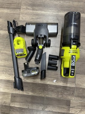RYOBI ONE+ HP 18V Cordless Pet Stick Vacuum Kit w/ 4.0Ah Battery & Charger