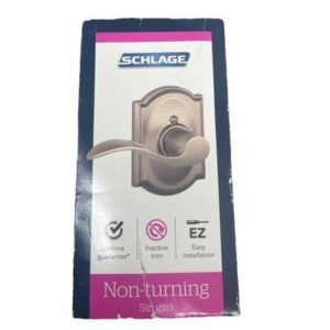 Schlage F170 V ACC 619 CAM  Left Handed Accent Door Lever with Camelot Trim