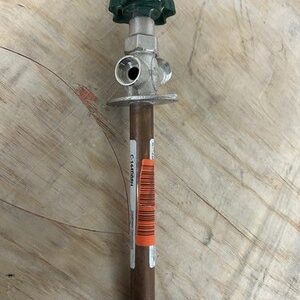 Prier Products 1/2 in. x 8 in. Brass MPT x SWT Heavy-Duty Frost Free Anti-Siphon