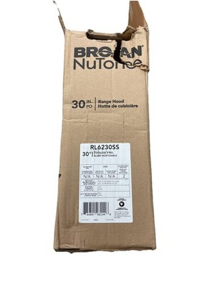 Broan-NuTone 30" Ductless Under Cabinet Range Hood w/ Light Stainless Steel - Image 2