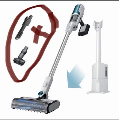 Shark Clean and Empty Bagless Cordless HEPA Filtration Stick Vacuum MISSING