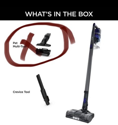 Shark Pet Cordless Stick Vacuum, Gray, XL Dust Cup, LED, Handheld MISSING