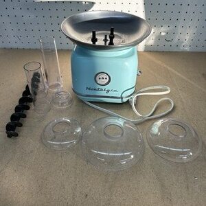 Nostalgia Retro Series 4-Tier Aqua Chocolate Fondue Fountain