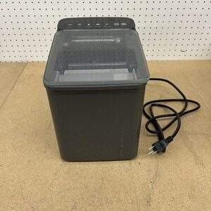 EUHOMY 8.1 in. 27lb/Day Bullet Countertop Portable Ice Maker in Black -Ice Scoop