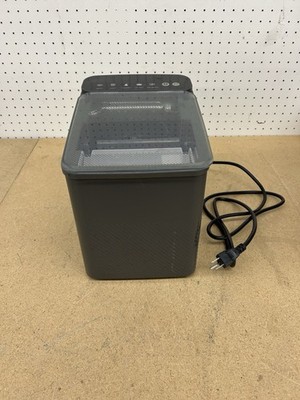 EUHOMY 8.1 in. 27lb/Day Bullet Countertop Portable Ice Maker in Black -Ice Scoop
