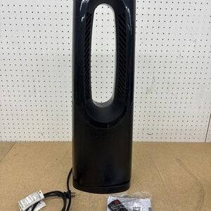 Lasko Bladeless 1500W 28" Black Electric Oscillating Tower Ceramic Space Heater
