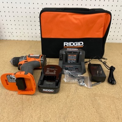 RIDGID 18V SubCompact Brushless Cordless Drill/Driver Kit w/2 Ah Battery&Charger