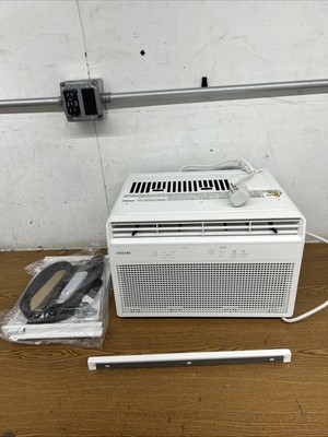 Vissani 6,000 BTU 115V Window Air Conditioner with Remote for 250 Sq. Ft. Rooms