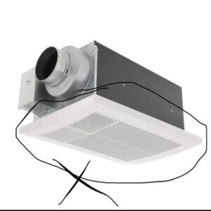 Panasonic Whisper Cozy DC 80/110 CFM Ceiling Exhaust Fan/Heater NO COVER