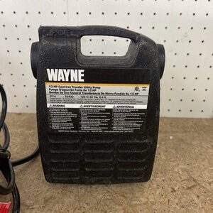 Wayne 1/2 HP Cast Iron, Portable Transfer Utility Pump