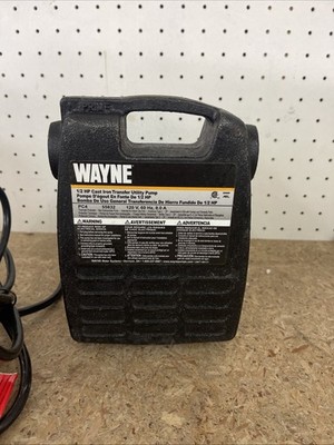 Wayne 1/2 HP Cast Iron, Portable Transfer Utility Pump