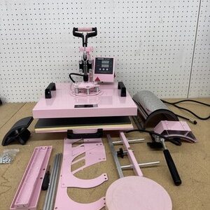 SKYSHALO Heat Press Machine, 15 in. L x 15 in. W, 5 in 1 Heat Transfer Machine