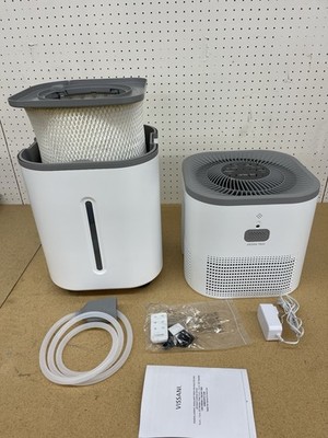 Vissani 6 Gal. Evaporative Humidifier for Whole House in White