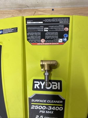 RYOBI 15 in. 3400 PSI Gas Pressure Washer Surface Cleaner with Caster Wheels - Image 3