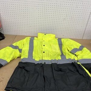 Ergodyne Men's X-Large Lime High Visibility Reflective Thermal Parka