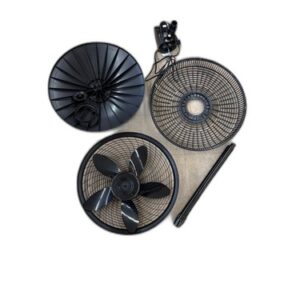 Lasko Cyclone 18" 3 Speed Oscillating Pedestal Fan Black Adjustable Height