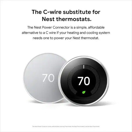 Google Nest Power Connector-C-Wire Substitute - Compatible with Nest Thermostat - Image 2