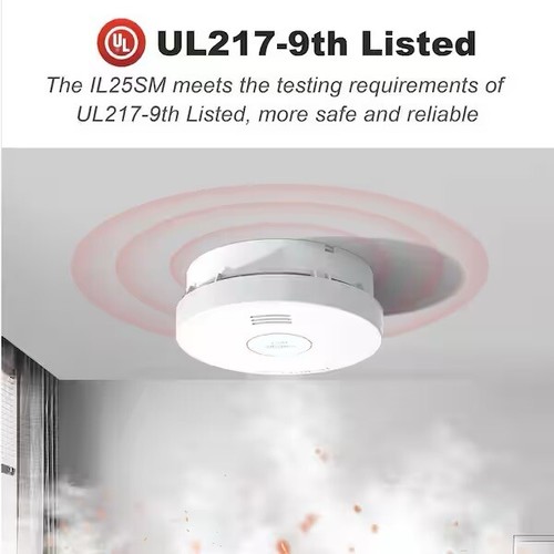 Photoelectric Alarm w/10-Years Sealed Lithium Battery (4-Pack) - Image 2