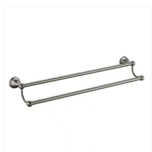 Glacier Bay Mandouri Series 24 in. Brushed Nickel Double Towel Bar