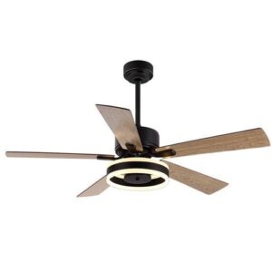 Sky Hog Channing 52 in. Integrated LED Indoor Black Ceiling Fan with