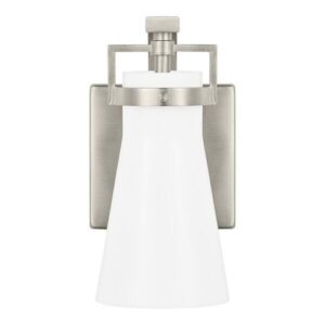 Home Decorators Collection Clermont 5 in. 1-Light Brushed Nickel Bathroom Vanity