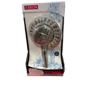 Delta Two-in-One 5-Spray 6.63 in. Wall Mount Dual Shower Heads Brushed Nickel