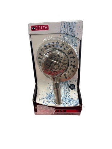 Delta Two-in-One 5-Spray 6.63 in. Wall Mount Dual Shower Heads Brushed Nickel
