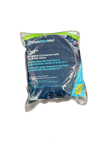 SharkBite 1/2 in. Max Push-to-Connect x 1/4 in. Compression Brass Ice Maker Kit - Image 8