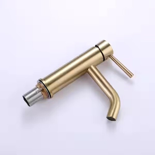 Single-Handle Single-Hole Bathroom Sink Faucet Brass Modern Basin Vanity Taps - Image 2