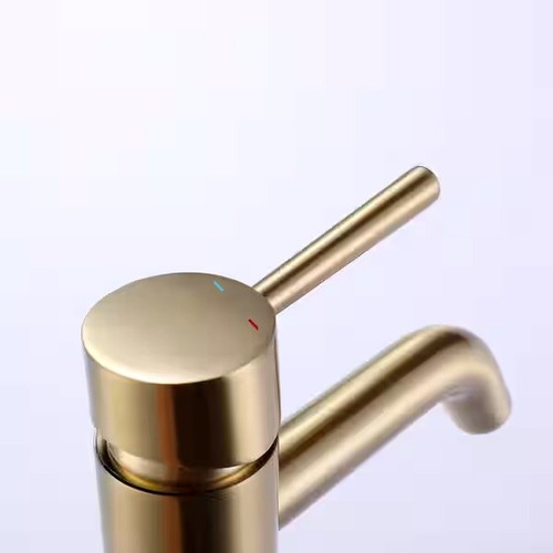 Single-Handle Single-Hole Bathroom Sink Faucet Brass Modern Basin Vanity Taps - Image 6