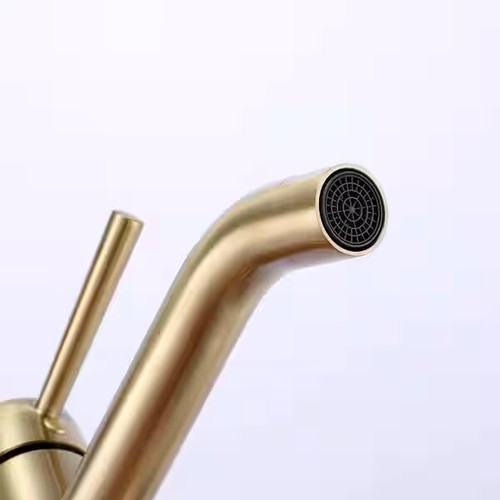 Single-Handle Single-Hole Bathroom Sink Faucet Brass Modern Basin Vanity Taps - Image 7