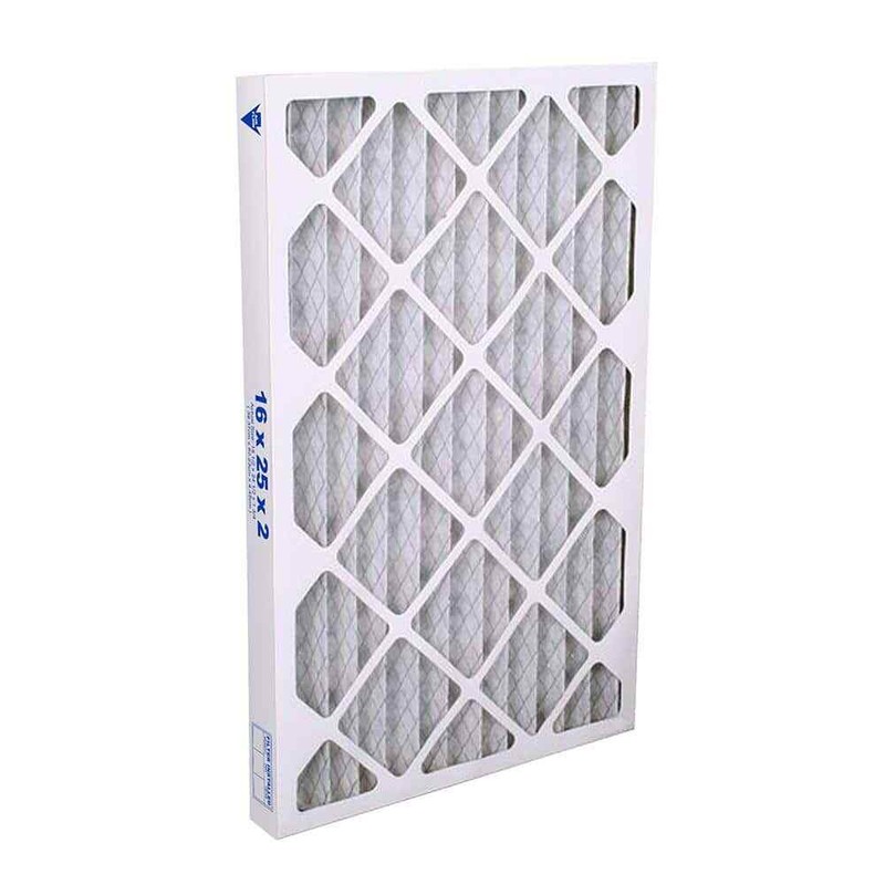 HDX 16 in. x 25 in. x 2 in. Contractor Pleated Air Filter FPR 7, MERV 8 (4 PACK)