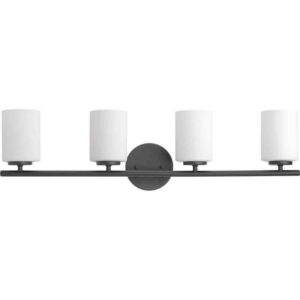 Progress Lighting Replay Collection 31-1/4"  4-Light Textured Bath Vanity Light