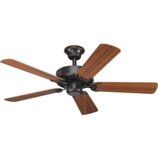 Progress Lighting AirPro 42 in. Indoor Antique Bronze Transitional Ceiling Fan