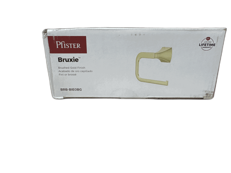 Pfister Bruxie Wall Mounted Hand Towel Holder in Brushed Gold - Image 8