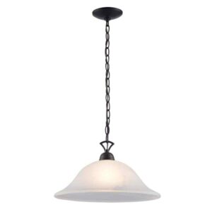Bel Air Lighting Aspen 1-Light Oil Rubbed Bronze Pendant Light Fixture