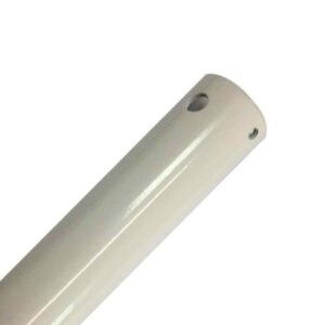 12 in. White Ceiling Fan Extension Downrod for 10 ft. Ceilings